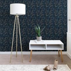 Pimlada Phuapradit Ficus Tree in Navy Blue 2'x8' Wallpaper