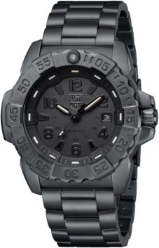 3252.bo Navy Seal Black-Out Stainless Bracelet Watch