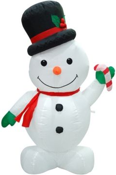 4' Inflatable Snowman