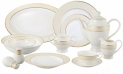 Valentina 57-pc Dinnerware Set, Service for 8