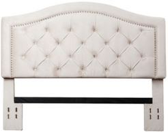 Simone Tufted Velvet Headboard - Full/Queen