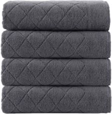 Encante Home Gracious 4-Pc. Bath Towels Turkish Cotton Towel Set Bedding
