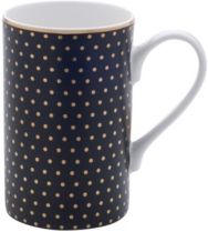 Black Gold Dots Mug
