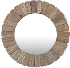 East At Main's Sali Teak Mirror 31" x 31" x 1.5"