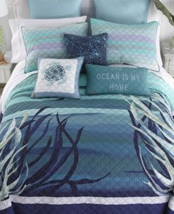 Summer Surf Cotton Quilt Collection, Twin