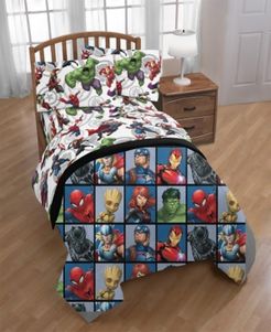 Marvel Avengers Marvel Team Full Comforter Bedding