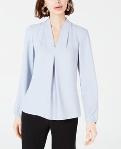 Inverted-Pleat Blouse, Created for Macy's
