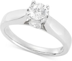 Diamond Solitaire Engagement Ring (5/8 ct. t.w.) in 14k White Gold