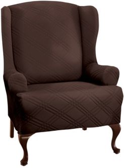 Stretch Sensations Double Diamond Wing Chair Cover