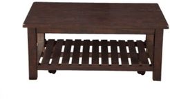 Martin Svensson Barn Door Collection Coffee Table, Espresso