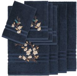 Turkish Cotton Springtime 8-Pc. Embellished Towel Set Bedding