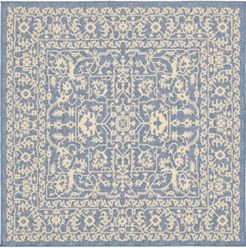 Pashio Pas6 Navy Blue 6' x 6' Square Area Rug