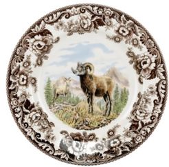 Woodland Bighorn Sheep Dinner Plate