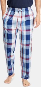Cotton Plaid Pajama Pants