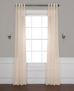 Grommet Solid Sheer 50" x 84" Curtain Panel