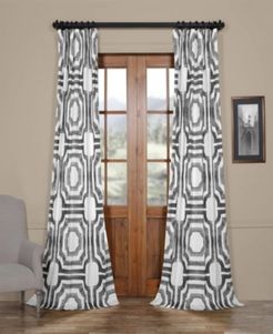 Mecca Printed Cotton 50" x 108" Curtain Panel