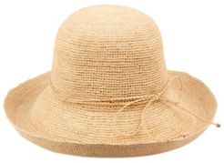 Angela & William Raffia Roll Up Brim Sun Cloche Hat