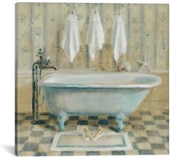 Victorian Bath Iv by Danhui Nai Gallery-Wrapped Canvas Print - 12" x 12" x 0.75"