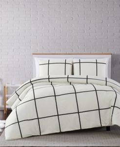 Kurt Windowpane Twin Xl Comforter Set Bedding