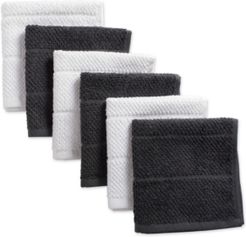 Assorted Mineral Basic Chef Terry Dishcloth, Set of 6