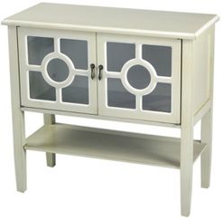 Heather Ann Hampton 2-Door Console Cabinet with Shelf