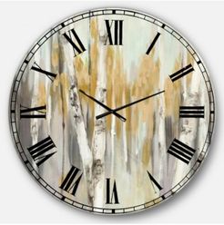Cottage Oversized Metal Wall Clock