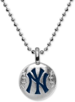 New York Yankees 16" Pendant Necklace in Sterling Silver