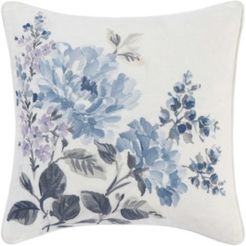 Chloe Floral Embroidered Square Pillow Bedding