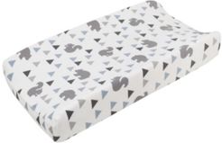 Mountain Patchwork Plush Changing Pad Cover Bedding