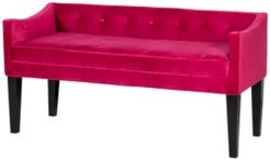 Gracie Button Tufted Upholstered Bench