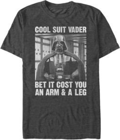 Classic Cool Suit Darth Vader Short Sleeve T-Shirt