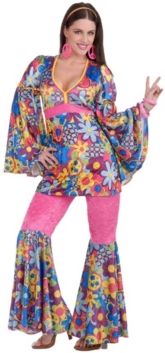 Hip Flower Child Adult Costume