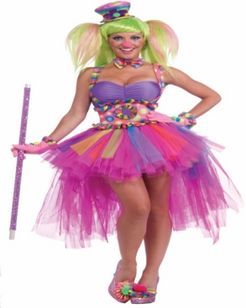 Buy Seasons Women's Tutu Lulu The Clown Costume