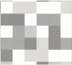 20.5" x 369" Laurence Geometric Wallpaper