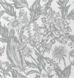 20.5" x 369" Cinna Wild Flowers Wallpaper