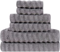 Zero Twist Cotton 6-Pc. Towel Set Bedding