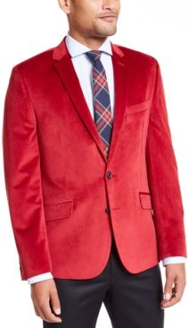 Slim-Fit Velvet Sport Coat