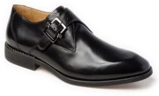 Plain Toe Monk Strap Slip-On Men's Shoes