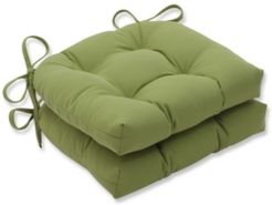 Fortress Colefax Pesto Reversible Chair Pad, Set of 2