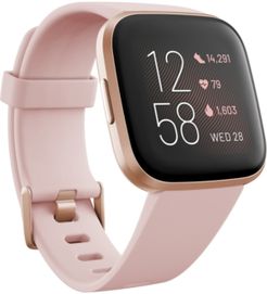 Versa 2 Rose Elastomer Strap Touchscreen Smart Watch 39mm