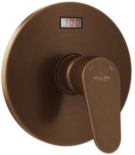 Pulse ShowerSpas Led Tru-Temp Pressure Balance 0.5" Rough-In Valve with Trim Kit Bedding