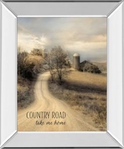Country Road by Lori Dieter Mirror Framed Print Wall Art, 22" x 26"