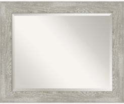 Dove Framed Bathroom Vanity Wall Mirror, 33.88" x 27.88"