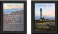 Character Collection By Trendy Decor4U, Printed Wall Art, Ready to hang, Black Frame, 20" x 14"
