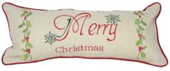 Happy Holiday Pillow Collection, 18" x 8"