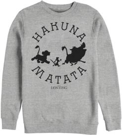 Lion King Hakuna Matata Pride Camp, Crewneck Fleece