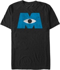 Pixar Men's Monsters Inc. Eye Logo, Short Sleeve T-Shirt