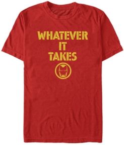 Avengers Endgame Whatever It Takes Iron Man Logo, Short Sleeve T-shirt