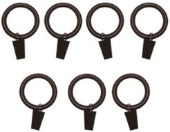 Home Fashions Silent Glide Nylon Led Clip Rings for Rod