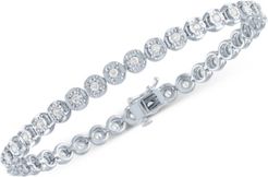 Lab Grown Diamond Tennis Bracelet (1 ct. t.w.) in Sterling Silver